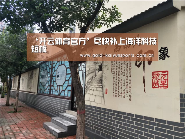 ‘开云体育官方’尽快补上海洋科技短板(图4) 开云体育官网